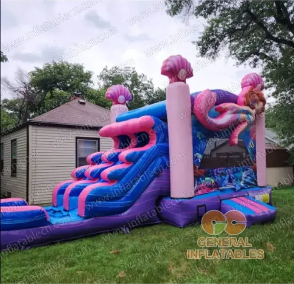 GWC-24 3D mermaid inflatable combo - customer photo from USA