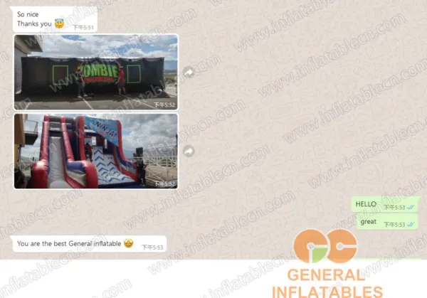 GS-259 Ninja wall slide - customer photo from USA