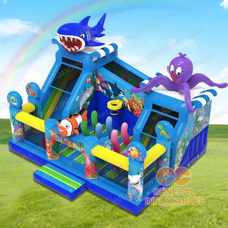 GF-112 Parco giochi da interno circo con softplay