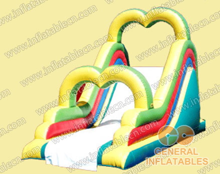 GS-076 Scivolo a forma di cuore gonfiabile