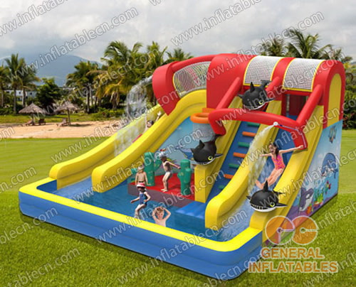 GWS-119 Cool your summer! water slide inflatables