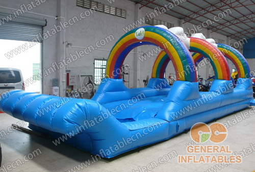 GWS-064 Scivolo gonfiabile arcobaleno e tuffo