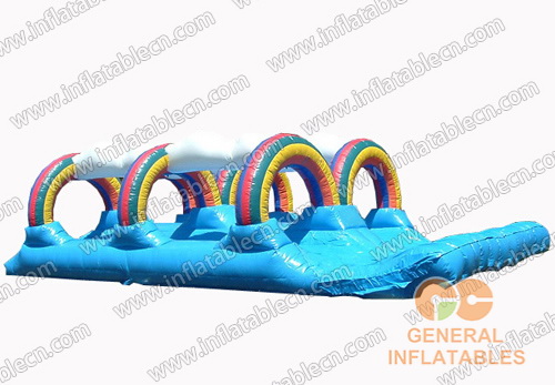 GWS-065 Scivolo gonfiabile arcobaleno e tuffo